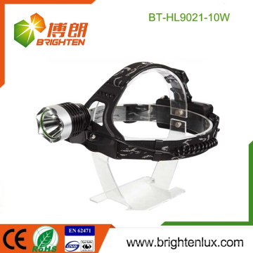 Fábrica Atacado Caça 2 * 18650 Bateria Multi-funcional de alumínio 10w Cree xml t6 / u2 levou mais poderoso farol da bicicleta Headlamp